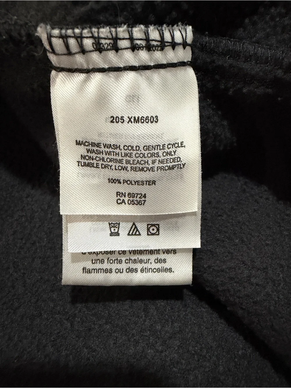 Columbia Black Full-Zip Hooded Fleece Jacket